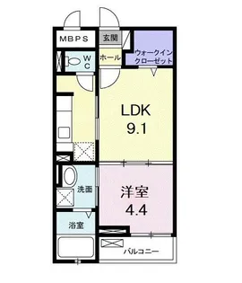 グリーン ガーデン【2階】の間取り