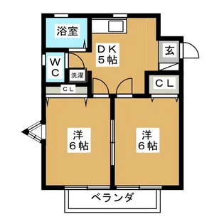 ラ・パス【2階】の間取り