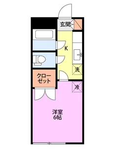 サザンコーポラス I【1階】の間取り