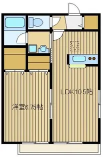 コーポメイプル【1階】の間取り