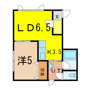 パリエS2・3【1階】の間取り