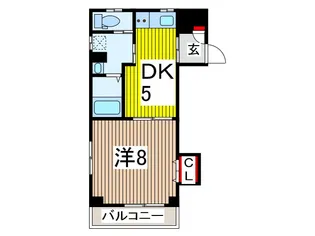 第8秋葉ビル【1階】の間取り