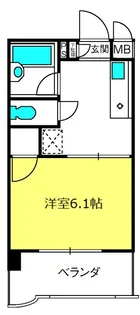 プリズムマンション【2階】の間取り