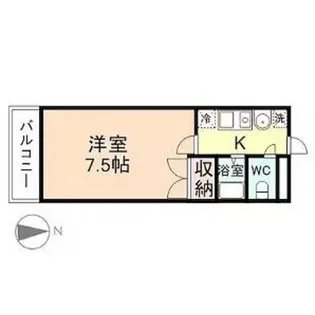 ジョイナス四ツ葉町 A【3階】の間取り