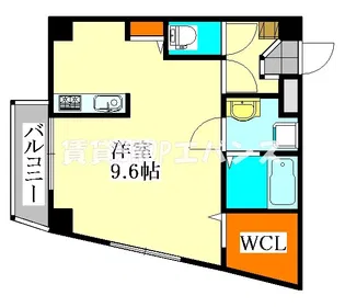 シンシア弐番館【3階】の間取り