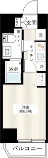 メディフィス横濱関内【6階】の間取り