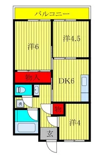 安藤コーポ【3階】の間取り
