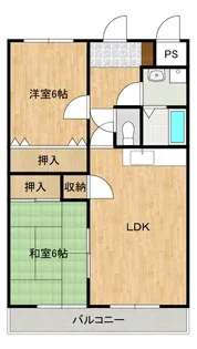 サンセール郡家【3階】の間取り