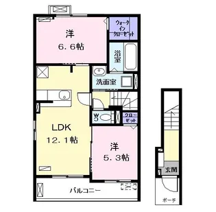 フォルトゥーナ【2階】の間取り