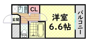 セレッソコート西心斎橋第2【2階】の間取り