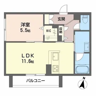 アンファング【3階】の間取り