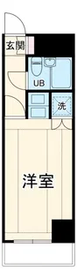 ホーユウコンフォルト神奈川新町【4階】の間取り