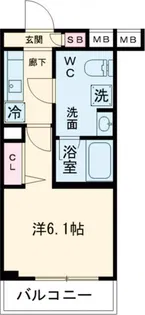 メインステージ不動前II【2階】の間取り