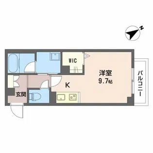 ダ・カーポ祇園Annex【3階】の間取り