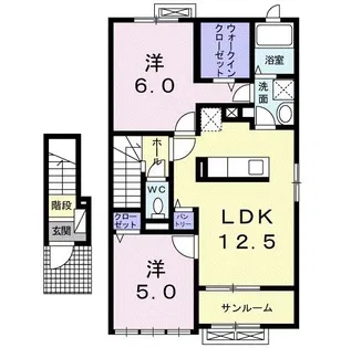 アウローラIV【2階】の間取り