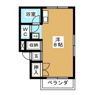 アルカディア赤坂【2階】の間取り