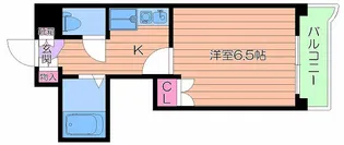 エルプラド楠風【6階】の間取り