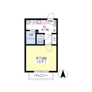 グランシャリオ【1階】の間取り