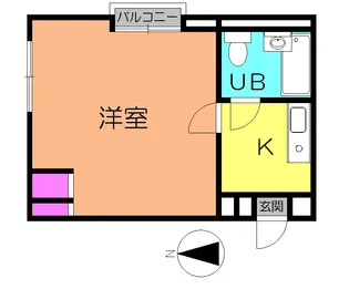 ブランニュー美しが丘【4階】の間取り