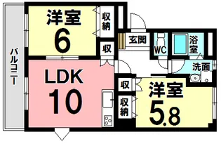 ステイモネット【2階】の間取り