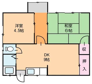 岡山県倉敷市玉島乙島【一戸建】の間取り
