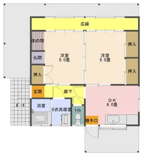 鹿児島県日置市日吉町日置【一戸建】の間取り