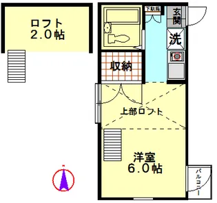 プチホーム【2階】の間取り