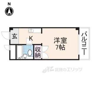 サンハイツ光善寺【3階】の間取り