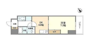 オーキッドレジデンス板橋【3階】の間取り