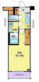 クレヴィスタ三軒茶屋【2階】の間取り