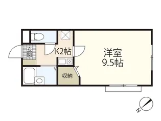 ボヌール【2階】の間取り
