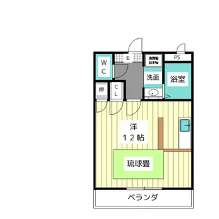 パークハウスタカシ【1階】の間取り