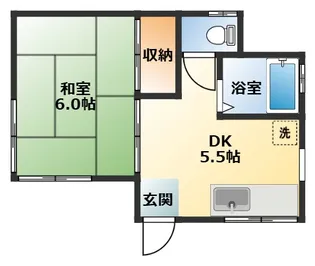 佐藤荘【1階】の間取り