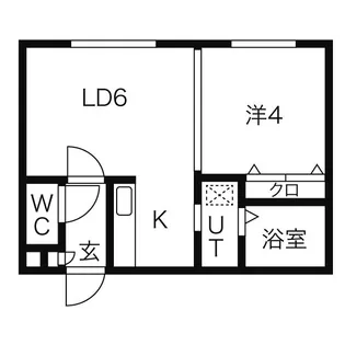 クレアメゾン環状通東【3階】の間取り