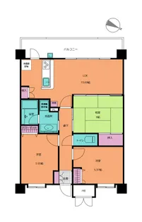 プレジデント皇神西条駅前【8階】の間取り