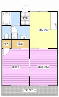 ハイツ三共I【2階】の間取り