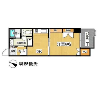 RaRaヤマガタ【6階】の間取り