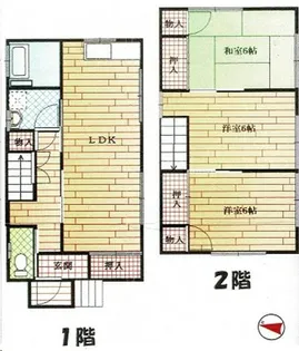 神奈川県藤沢市大鋸2【一戸建】の間取り