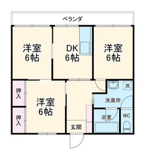 タカノマンション【3階】の間取り