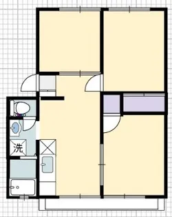 サンシティA&K【2階】の間取り