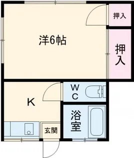 森田荘【2階】の間取り