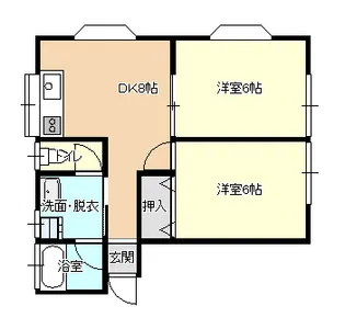 リヴィエール越生【2階】の間取り
