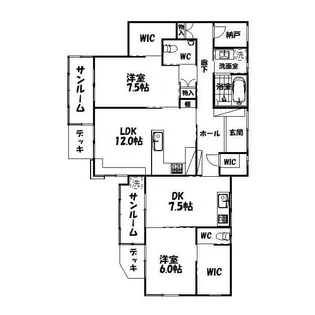 静岡県浜松市中央区蜆塚1【一戸建】の間取り