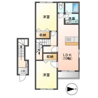 forest【2階】の間取り
