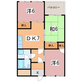 サンシャイン糺【1階】の間取り