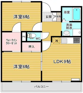 サンガーデン大山III【3階】の間取り