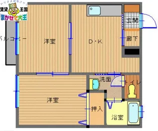ガーデンヒルズ【1階】の間取り