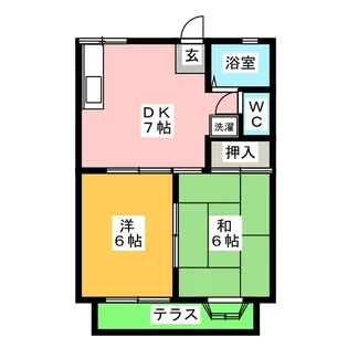 メゾンドそれいゆ【1階】の間取り