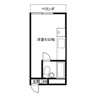 サニーパレスザウエスト【2階】の間取り