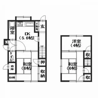 広島県広島市安佐南区長束2【一戸建】の間取り